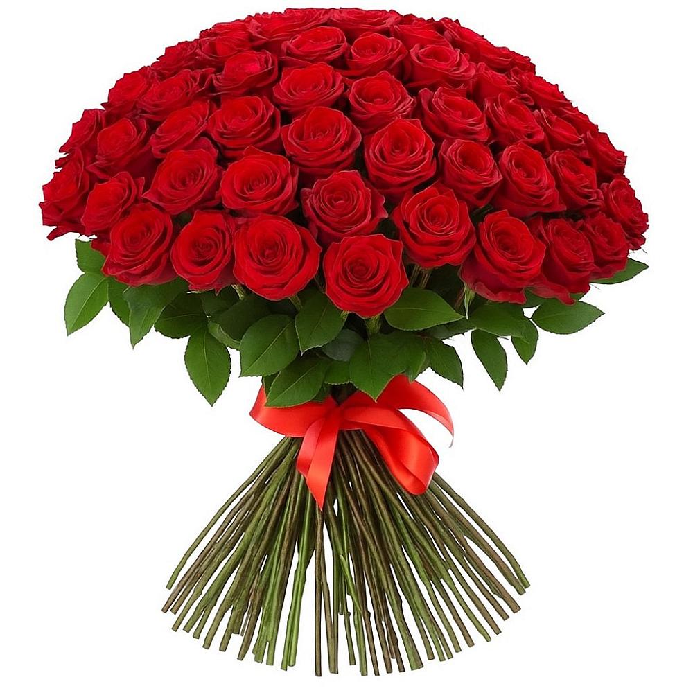 Букет Красные розы Блэк Меджик в Алдане