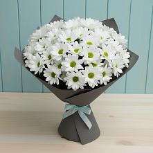 Букет белые хризантемы в Алдане Букет цветов из:  Хризантемы в Алдане