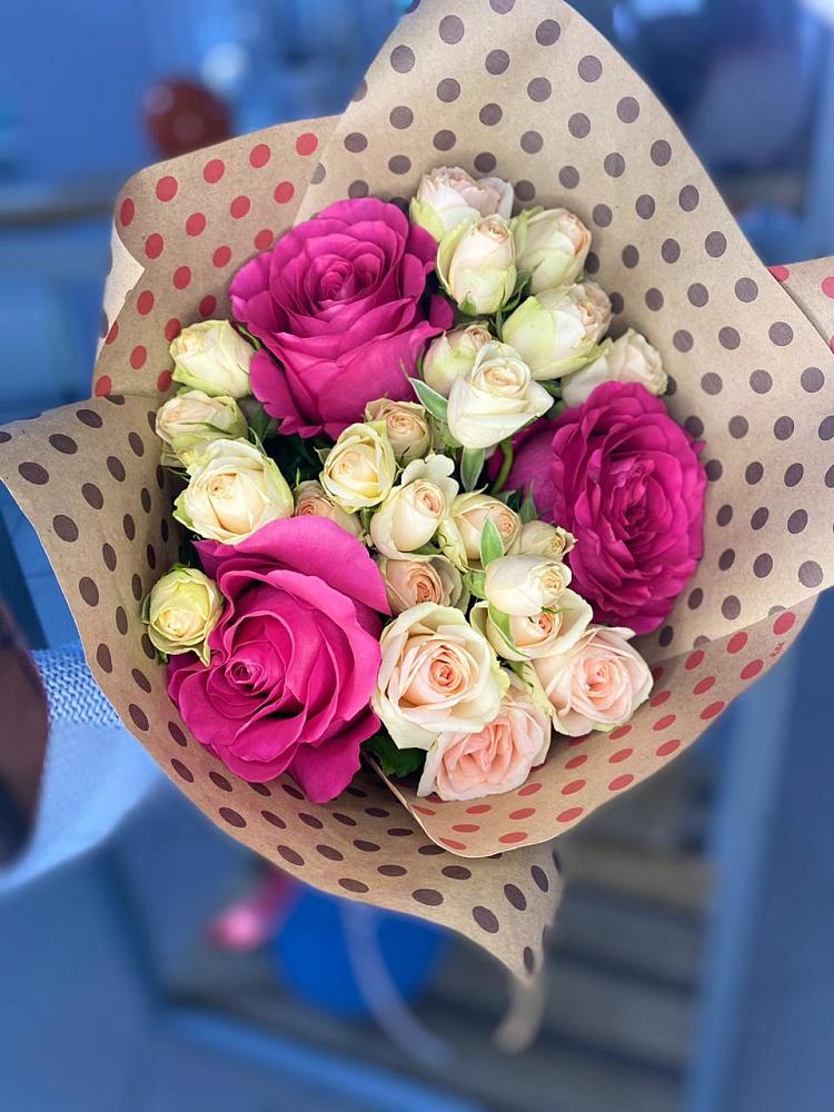 Букет ласковый взгляд в Алдане Букет цветов из: Розы в Алдане