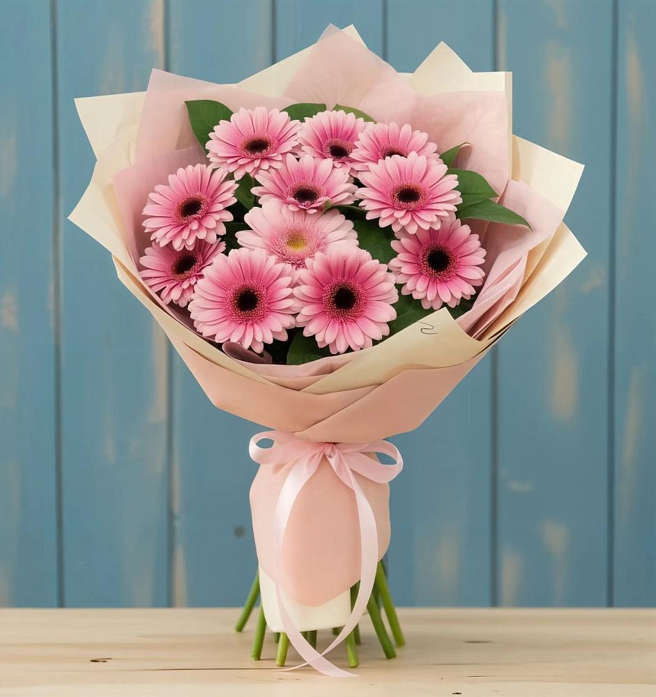 Букет пурпурно-розовый в Алдане Букет цветов из: Герберы в Алдане