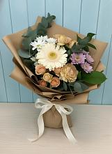 Букет цветов из:  Герберы и Хризантемы #REPLACE_PRED# Алдане
