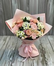 Букет цветов из:  Гвоздики, Розы и Хризантемы #REPLACE_PRED# Алдане